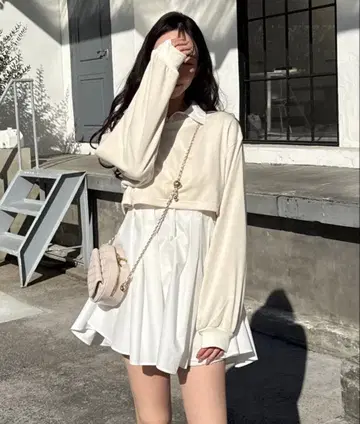 ROYAL PARTY 셔츠 미니 원피스