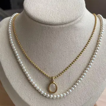 빈티지 펄 목걸이