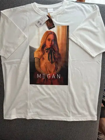 MEGAN 화이트 T셔츠 L 사이즈