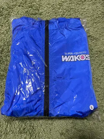 WAKOS 파랑 집업 자켓 L 점퍼 새상품