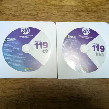 ZUMBA 최신 ZIN119 CD & DVD 세트