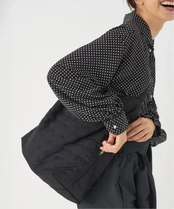 IENA 도트 퀼트 원숄더