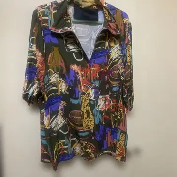 VLADIMIR KARALEEV 멀티 컬러 폴리에스테르 셔츠