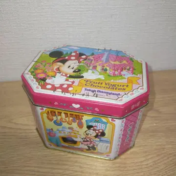 도쿄 디즈니랜드 미니 마우스 빈티지 레트로 캔 기념품