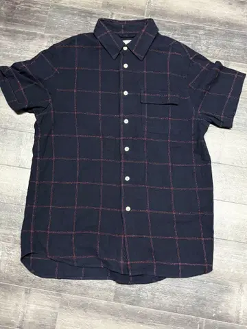 반값 이하 saturdays nyc 체크 셔츠 새상품급