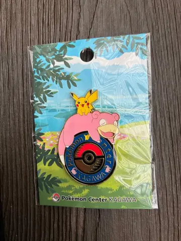 포켓몬 센터 카가와 카가와 한정판 야돈 피카츄 로고 핀즈 1개