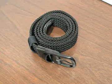 블랙 뜨개질 나일론 벨트