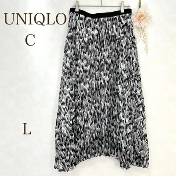 [ 유니클로 ] 플리츠 스커트 UNIQLO C 모노톤 허리밴딩