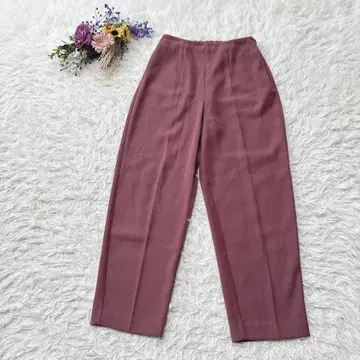 새상품급*URBAN RESEARCH 슬랙스 와이드 팬츠 루즈핏 브라운