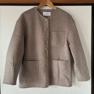스타일 델리 울 캐시미어 리버 코트 자켓 미사용