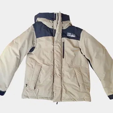 [ 새상품급 ] FIRST DOWN USA 다운 자켓 베이지 medium