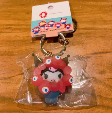 만박 산리오 미야쿠미야쿠 입체 마스코트 키링 쿠로미 클리어