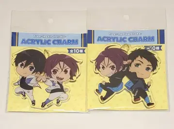 Free! 영화 아크릴 키링 하루카&린, 린&소우스케 세트