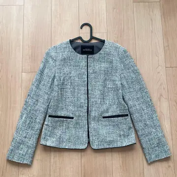 그린 라벨 릴랙싱 노카라 자켓 트위드 L