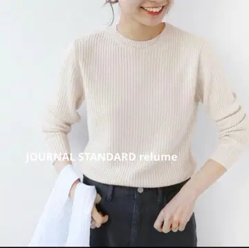 저널 스탠다드 레리움 울 100% 크루넥 풀오버