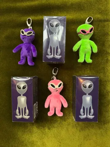 에이리언 봉제 인형 키링 3종 세트