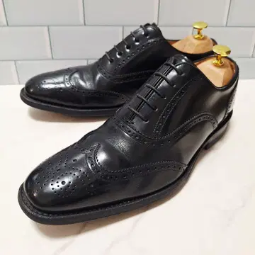 [ 양품 ] 리갈 윙팁 25 메달리온 레더 블랙 717R