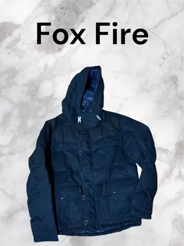 Foxfire 후드 부착 다운 자켓 M 네이비
