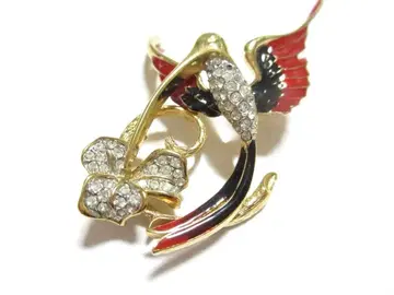 A&S UK 빈티지 브로치 영국제 큐빅 새상품급 새