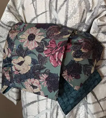 어른용 헤코 오비 고블랑 직조풍 그린 계열