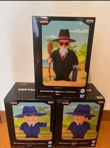드래곤볼 SOFVIMATES 손오공 크리링 무천도사 3종 세트