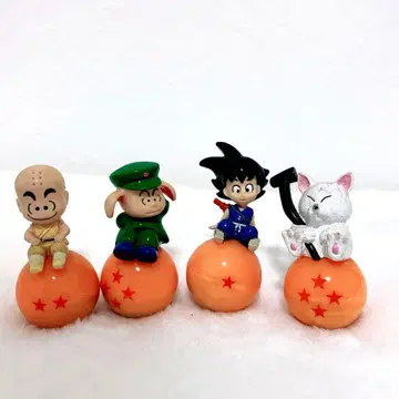 쇼와 레트로 당시물 드래곤볼 오키아가리코보시 피규어 4개 세트