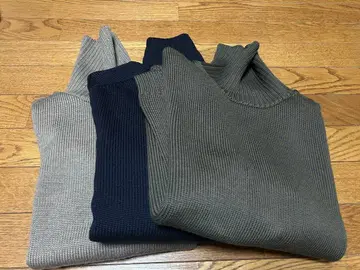 ZANONE 자노네 터틀넥 미들 게이지 3개 세트 사이즈 48