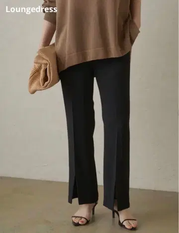 [새상품] Loungedress 라운지 드레스 프론트 슬릿 팬츠 S