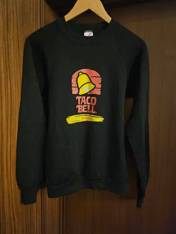 80s USA 빈티지 TACO BELL 타코벨 맨투맨 S