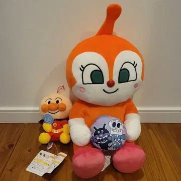 날아라! 호빵맨 사이좋은 소품함 봉제 인형 LL 짤랑이