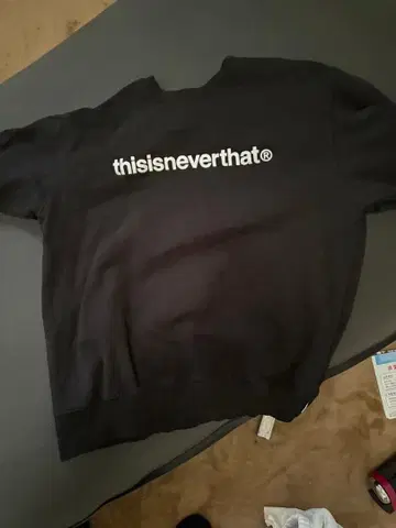 thisisneverthat 블랙 맨투맨 M