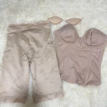 블룸 웨딩 브라이덜 이너 롱 거들 로열 베이지