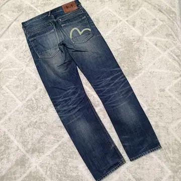 EVISU 에비수 갈매기 데님 화이트 갈매기 인디고 2000 No.3