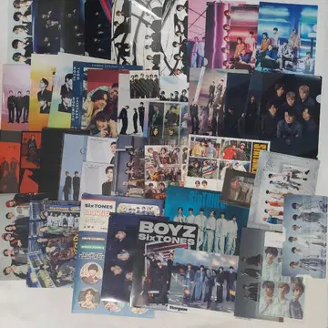 클리어 파일, 스티커 등 싱글 앨범 특전 세트 SixTONES