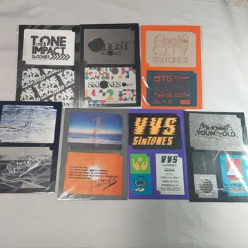 투어 스티커 7매 세트 SixTONES