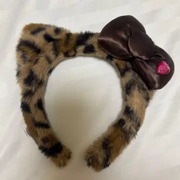 USJ 유니버셜 헬로키티 레오파드 무늬 머리띠 레오파드
