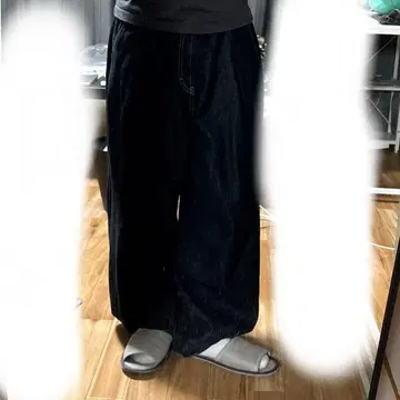 ZARA 자라 데님 벌룬 팬츠 배기 데님