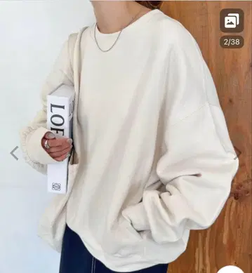 andme 앤도미 속기모 볼륨 소매 맨투맨 상의