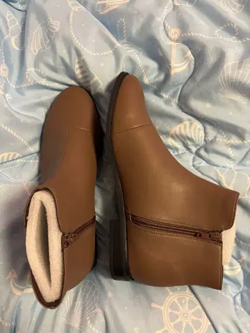 새상품 숏부츠 빅 사이즈 3L 베이지 브라운