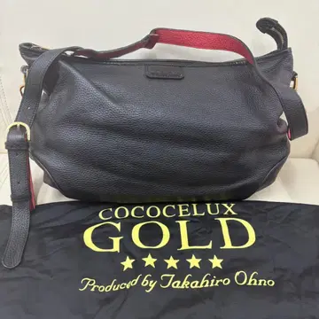 COCOCELUX GOLD 코코세 골드 숄더백 블랙