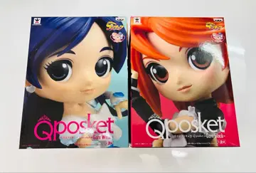 Q posket 빛의 전사 프리큐어 큐어 화이트&큐어 블랙 세트