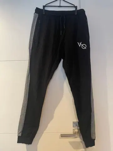 Vanquish Fitness 조거 팬츠 L 사이즈 블랙 x 그레이