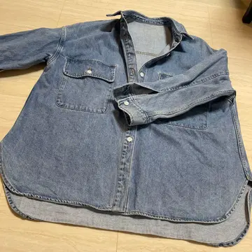 데님 셔츠 자켓