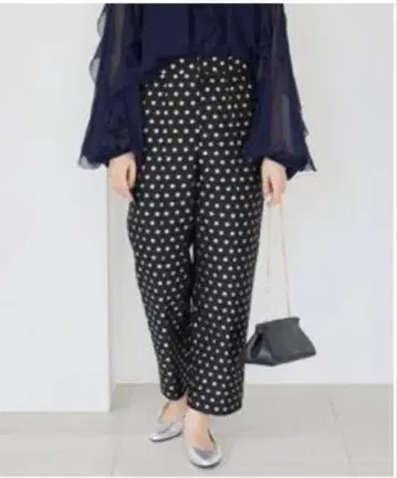 도트 자카드 팬츠 IENA