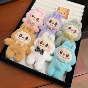 러브부 봉제 인형 키링 6개 세트