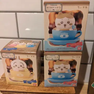 치이카와 캐릭터 아트 케이스 3개 세트 하치와레 토끼