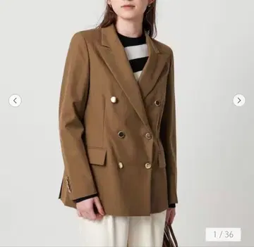 유나이티드 애로우즈 더블 브레스트 테일러드 자켓