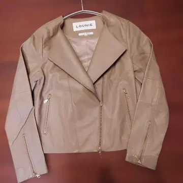 LOUNIE 가죽 블루종