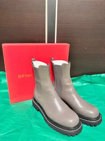 오리엔탈 트래픽 사이드 고어 부츠 그레이 M 사이즈 새상품급