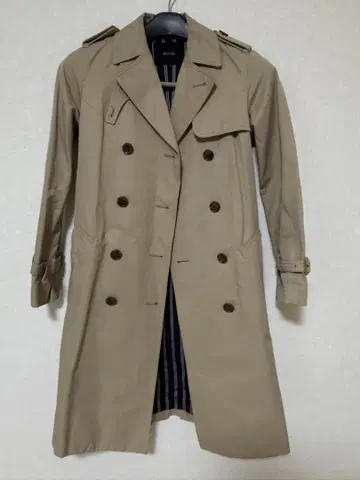 allureville 베이지 트렌치코트